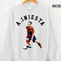 Ballon Or Dream Team Midfielder Andrés Iniesta Unisex Sweatshirt
