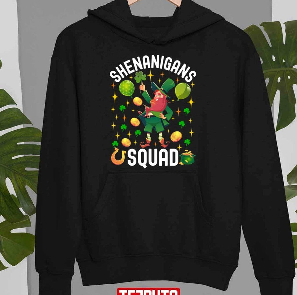 Shenanigans Squad Irish Funny St. Patrick's Day Unisex Sweatshirt
