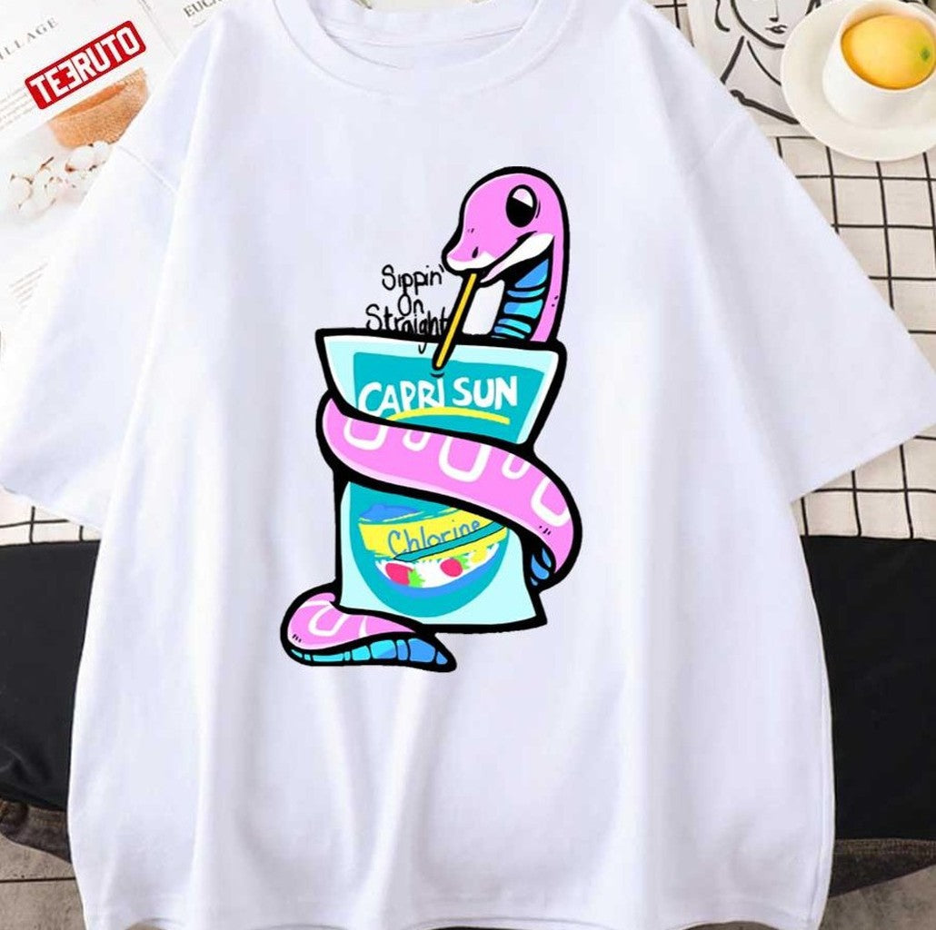 Snake Sippin On Straight Chlorine Unisex T-Shirt