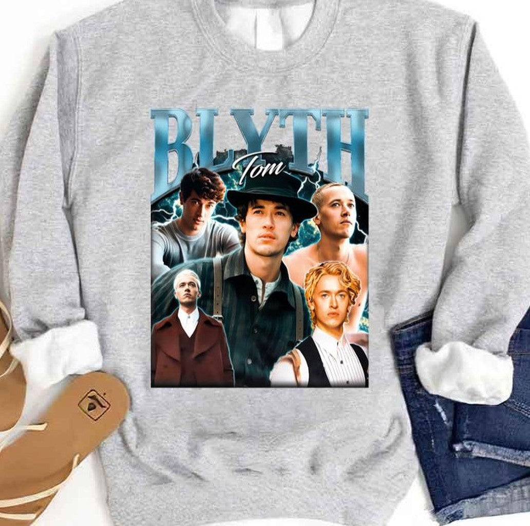Retro Tom Blyth Actor Collage Unisex Sweatshirt