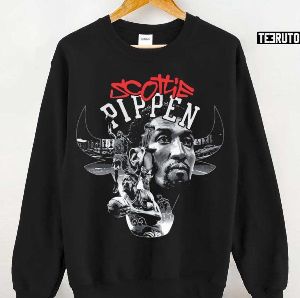 Skotanduk Black Design Scottie Pippen Unisex Sweatshirt