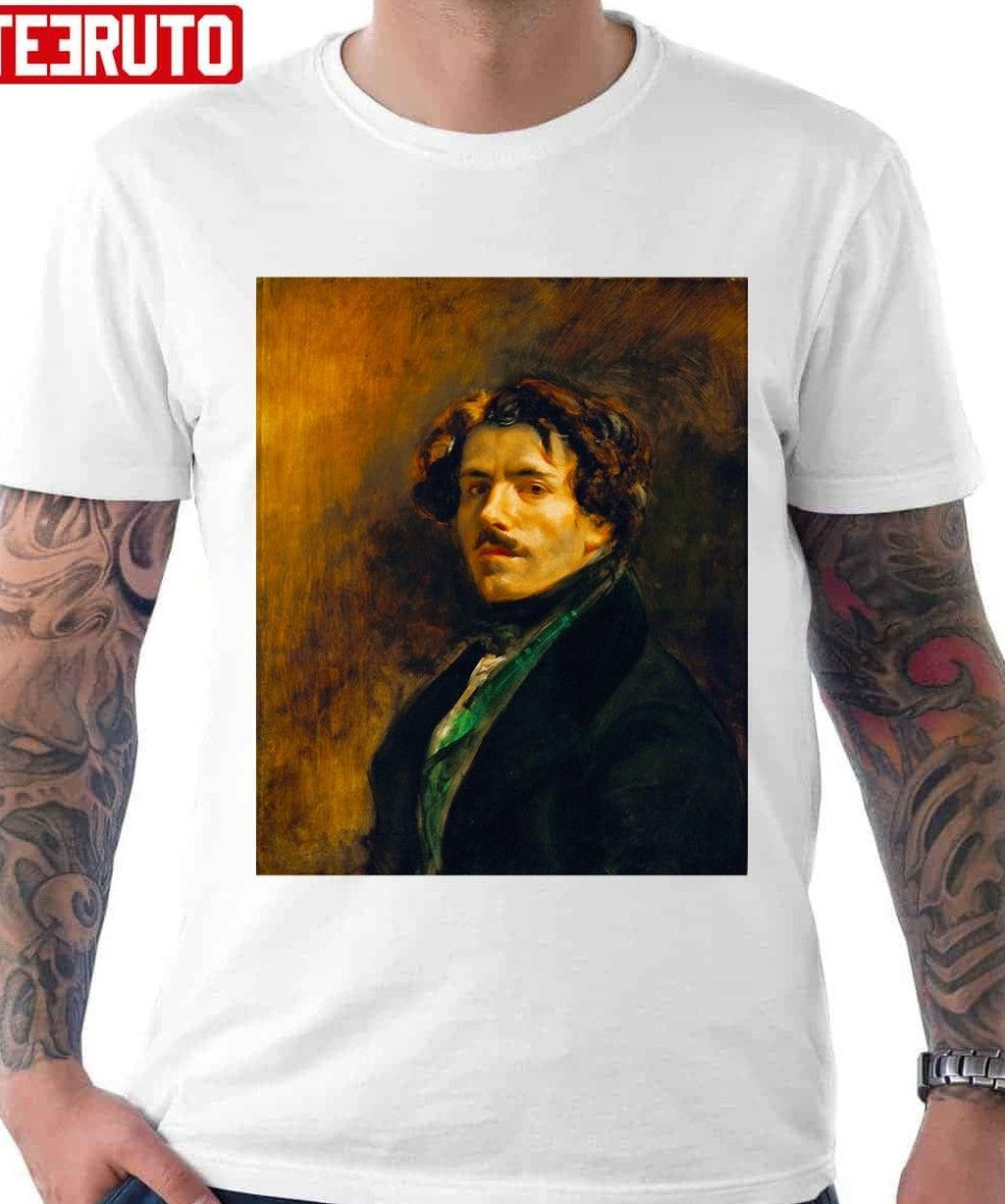 Self Portrait Euge`ne Delacroix Autoportrait Au Gilet Vert 1837 Unisex T-Shirt