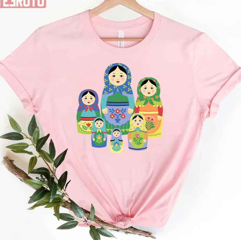 Russian Nesting Dolls Unisex T-Shirt