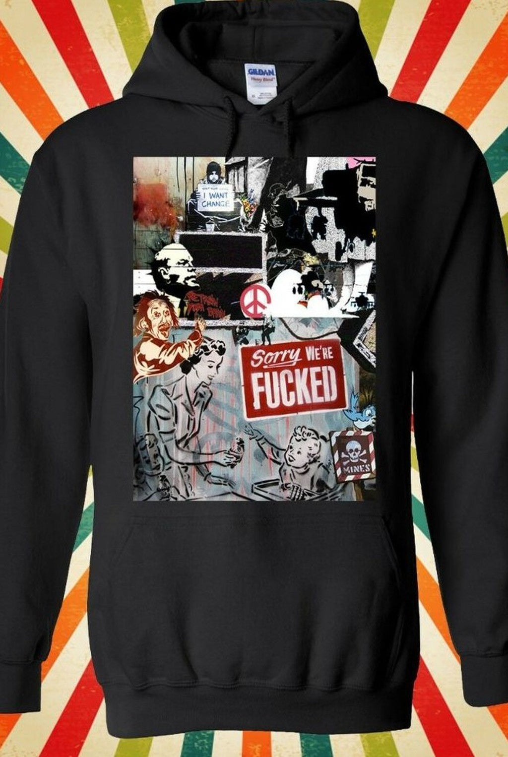 Banksy Street Art Unisex Hoodie