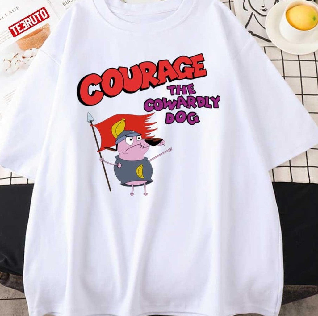 Banana Flag Courage The Cowardly Dog Unisex Sweatshirt