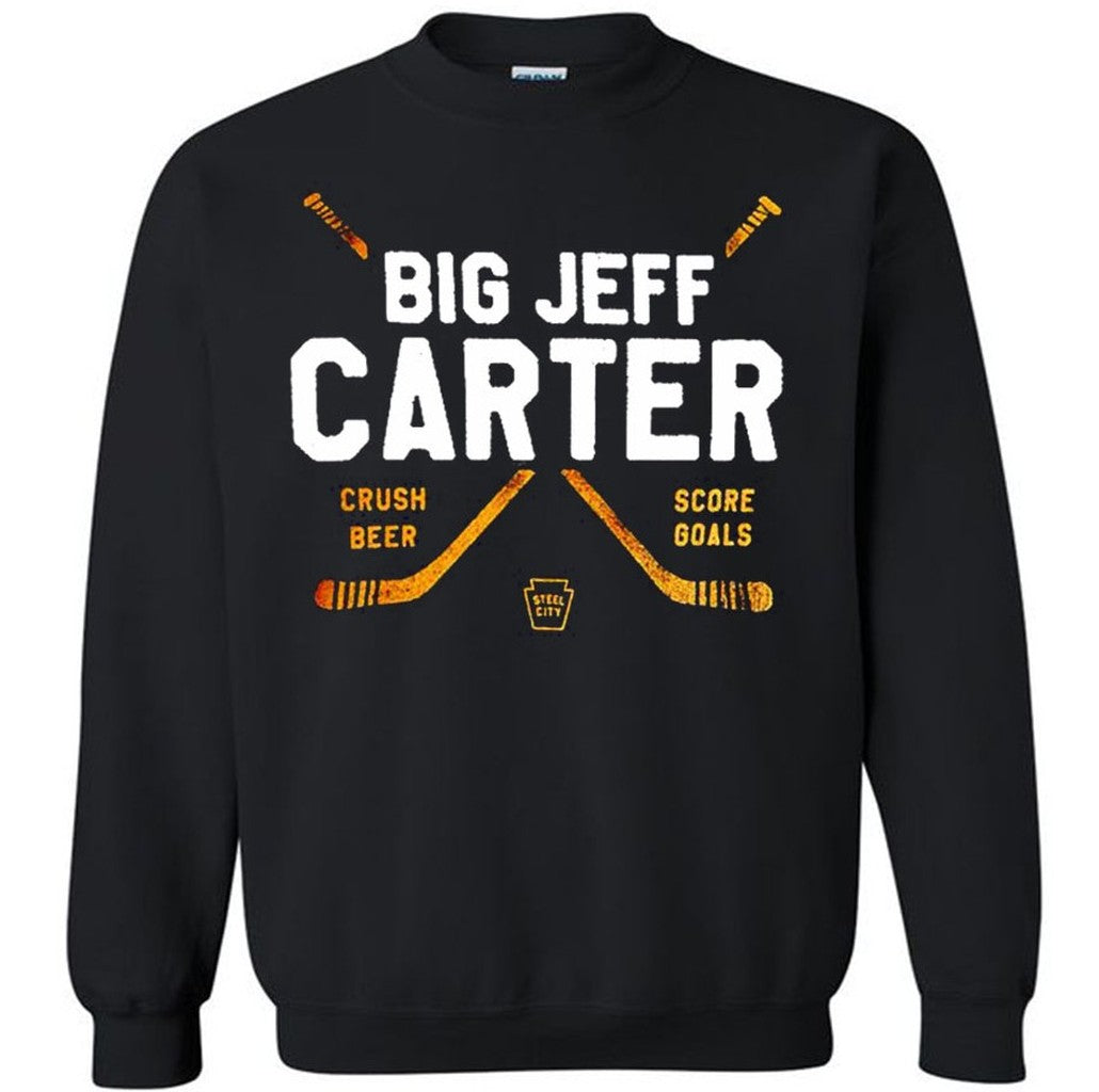 Big Jeff Carter Crush Beer Score Goals T-Shirt
