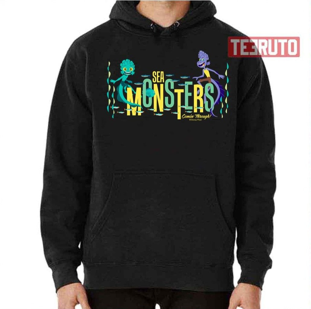 Sea Monsters Comin' Through Luca Unisex T-Shirt