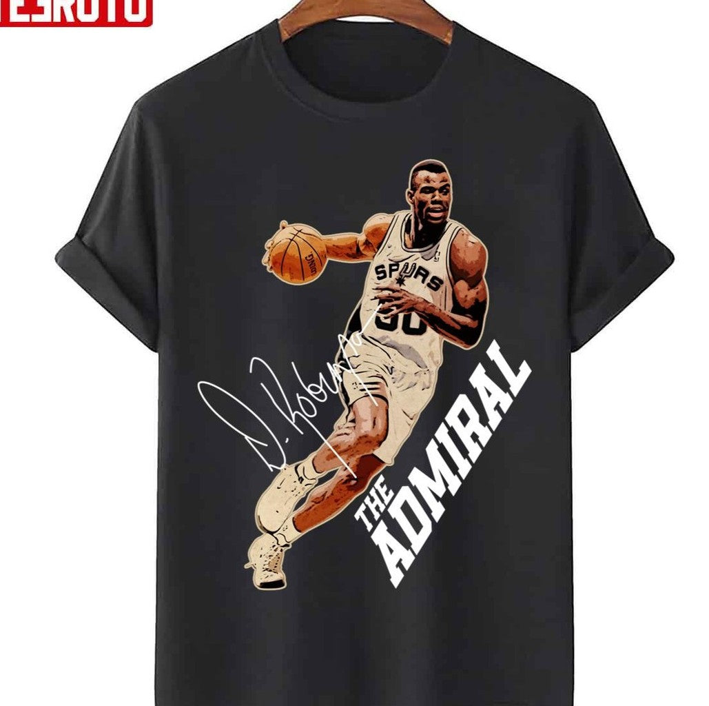 Basketball Signature David Robinson Vintage Unisex T-Shirt