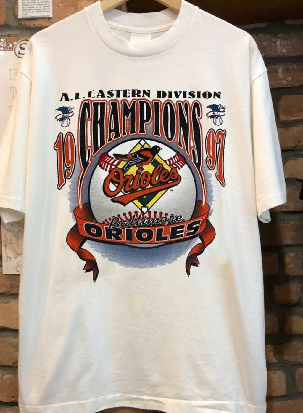 Baltimore Orioles Vintage 1997 Mvp Baseball Mlb Team Champions Retro Style Unisex T-Shirt