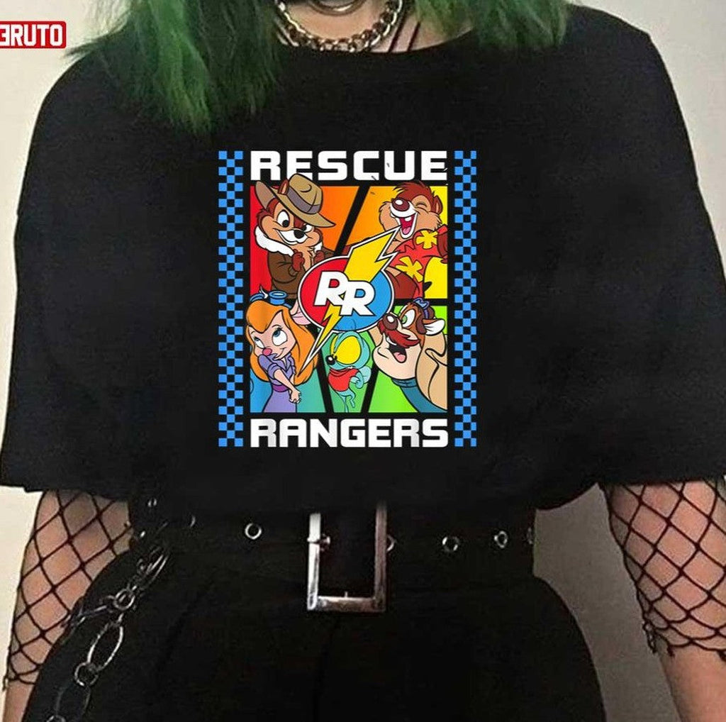 Rescue Rangers Funny Cartoon Unisex T-shirt