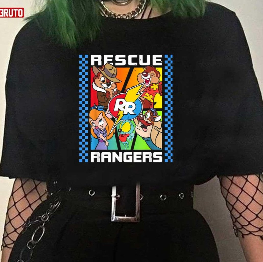 Rescue Rangers Funny Cartoon Unisex T-shirt