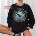 Save The Ocean Keep The Sea Plastic Free Humpback Whale Unisex Sweatshirt