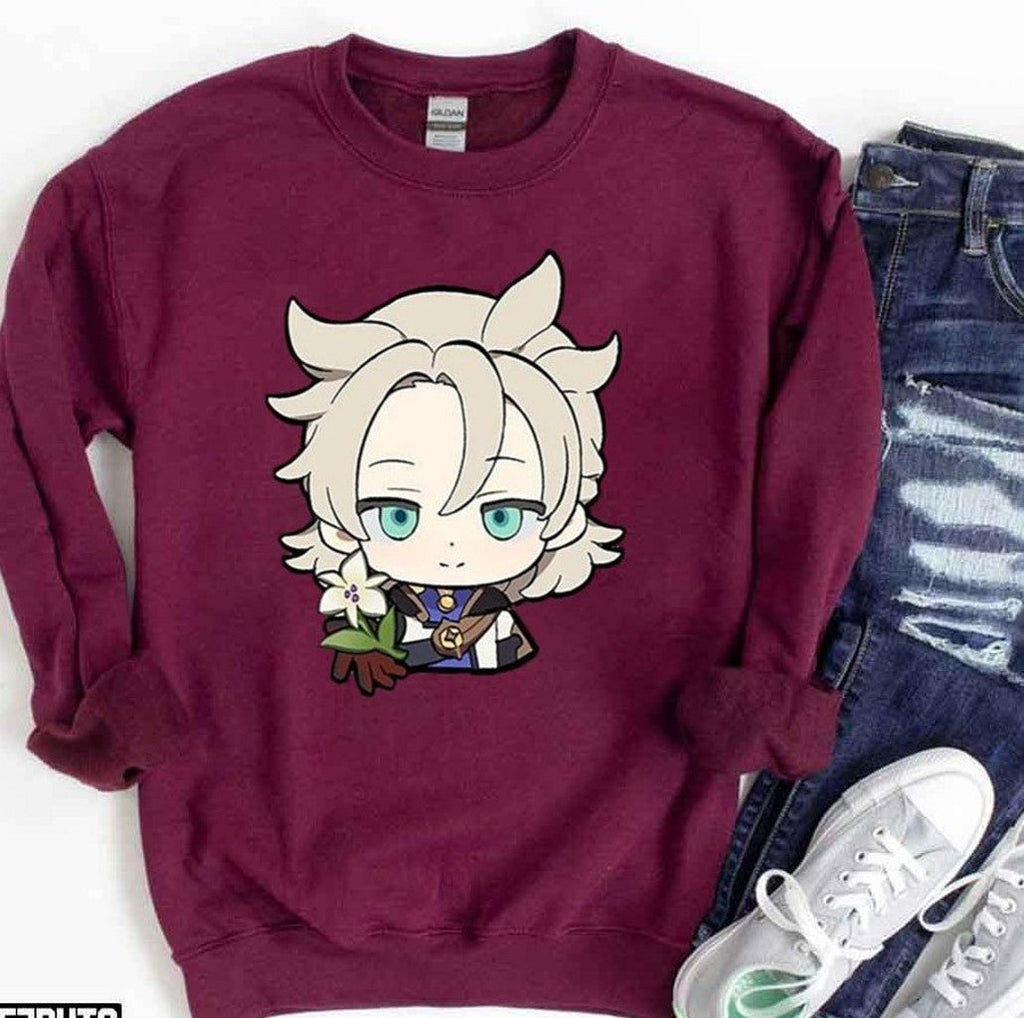 Baby Genshin Impact Albedo Chibi Unisex T-Shirt