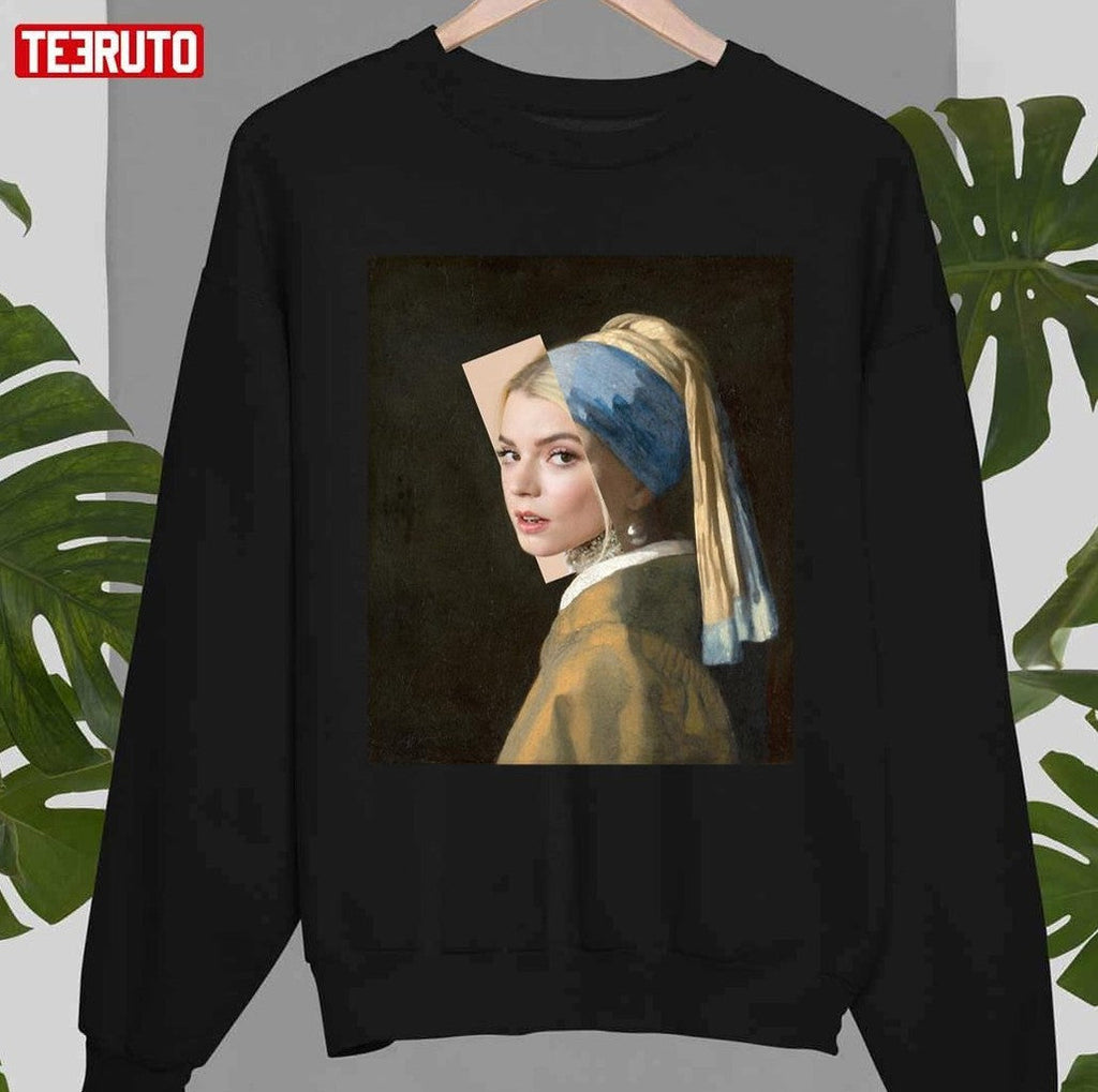 Anya Taylorjoy Girl With A Pearl Earring Unisex T-Shirt Unisex T-Shirt