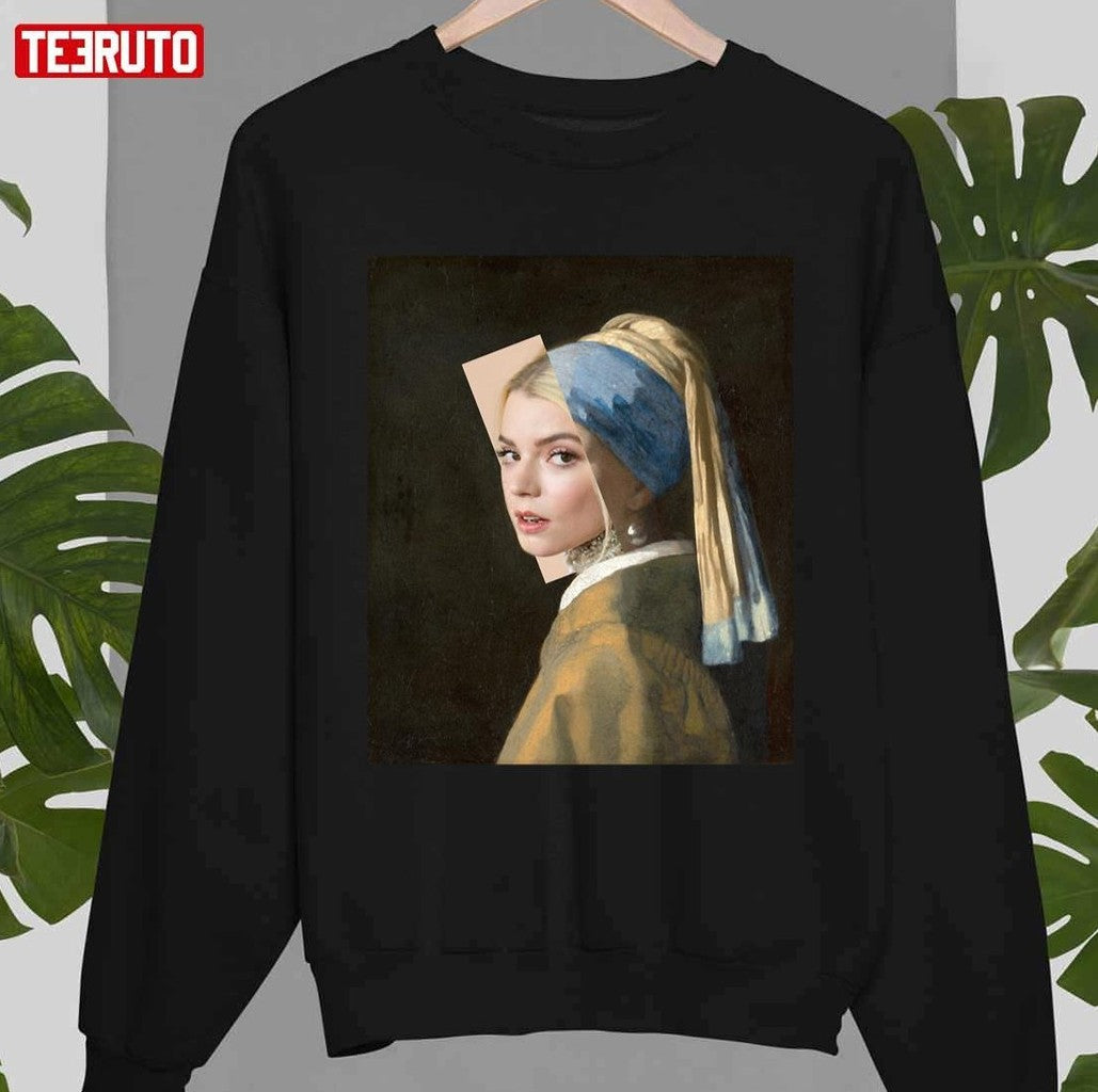 Anya Taylorjoy Girl With A Pearl Earring Unisex T-Shirt Unisex T-Shirt