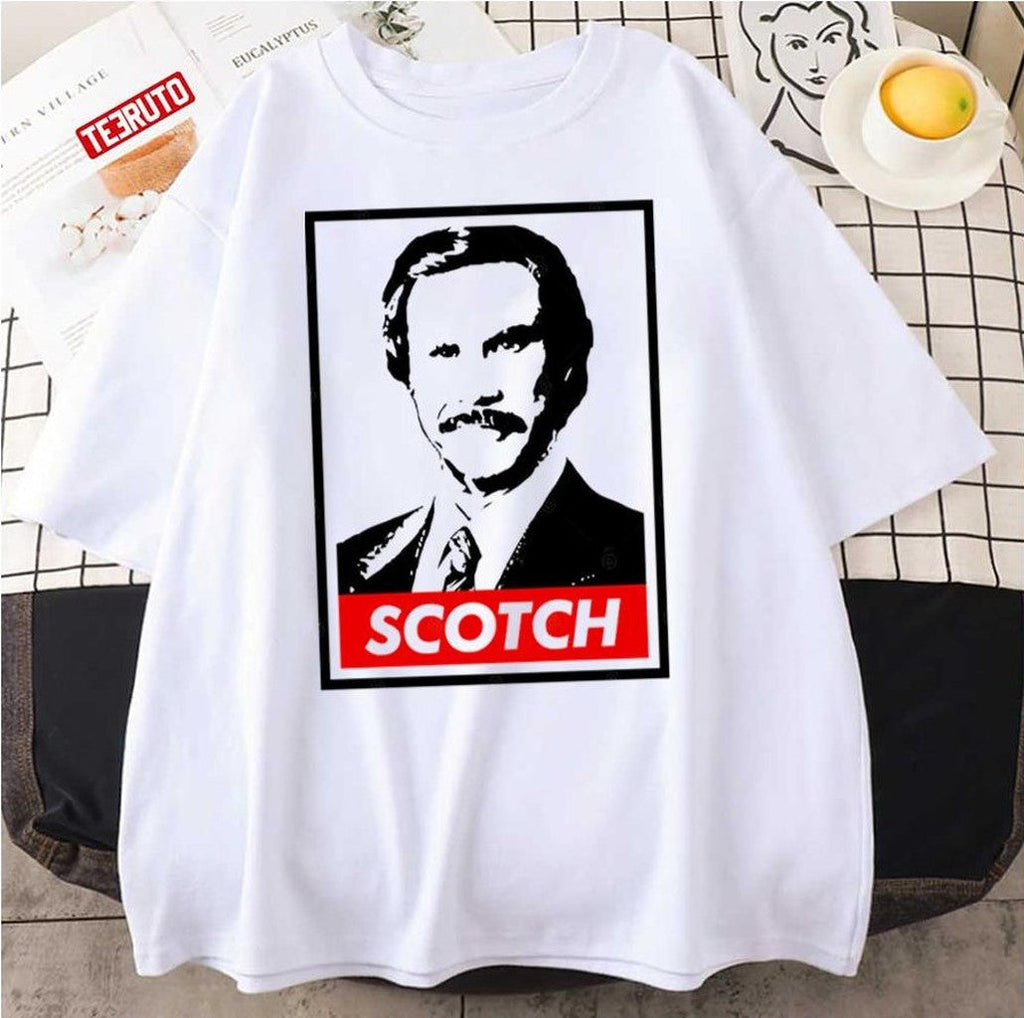 Ron Burgundy Scotch Unisex T-Shirt