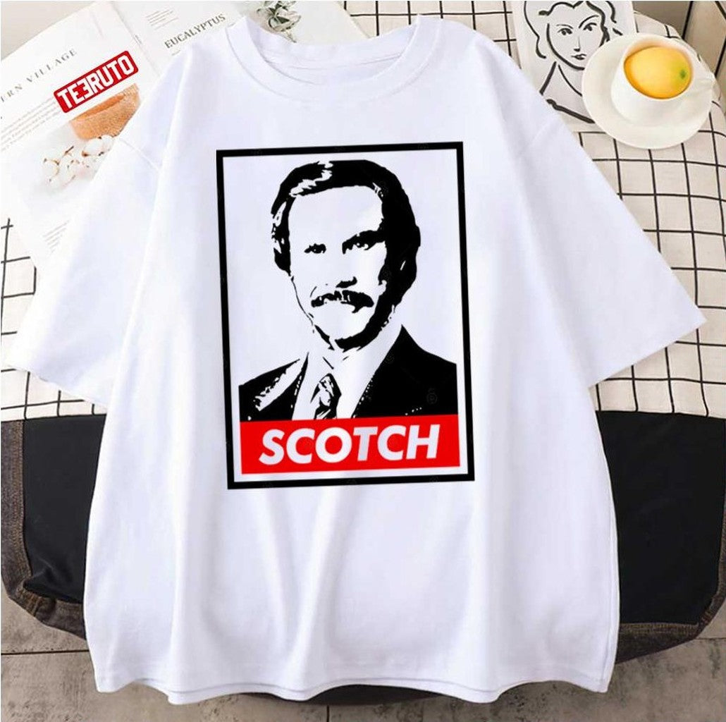 Ron Burgundy Scotch Unisex T-Shirt