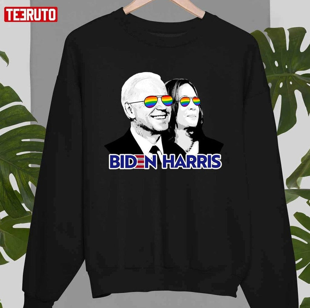 Biden Harris Pride Glasses Unisex T-Shirt