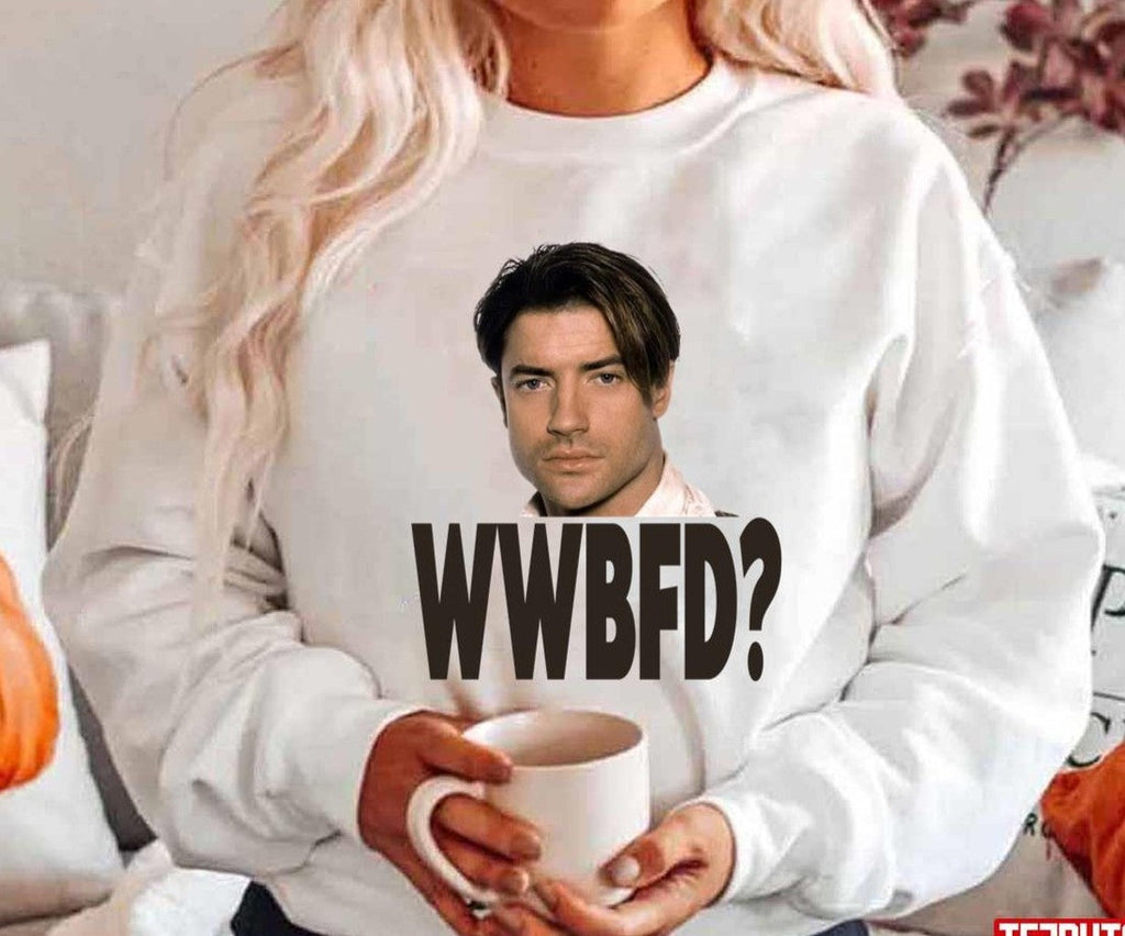 Portrait Brendan Fraser Wwbfd Unisex Hoodie