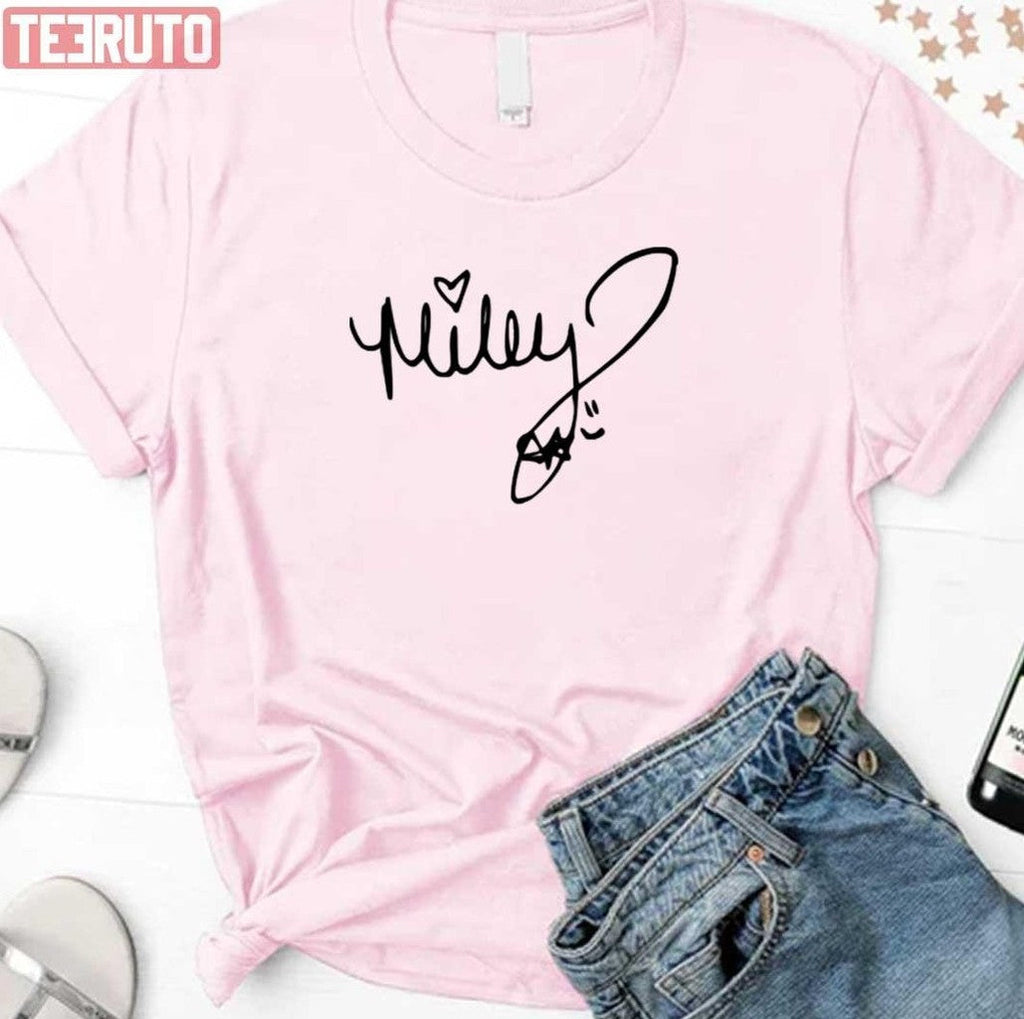 Autograph Of Miley Cyrus Miley Cyrus Gift Unisex Sweatshirt