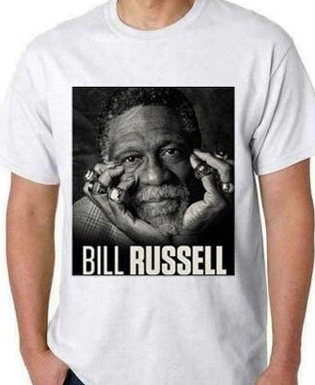 Bill Russell Basketball Boston Celtics Shirt
