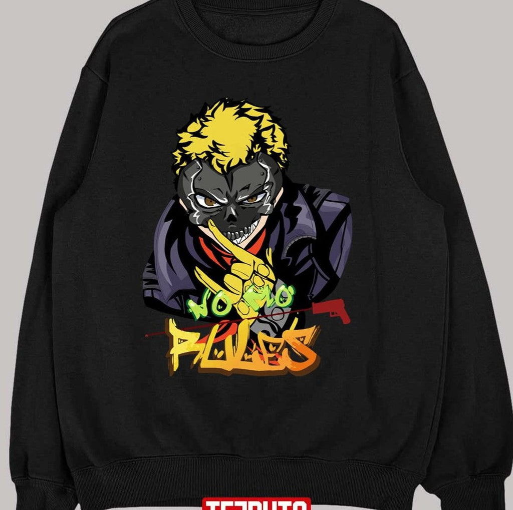 Ryuji Sakamoto Persona 5 No Mo Blues Skull Unisex T-shirt