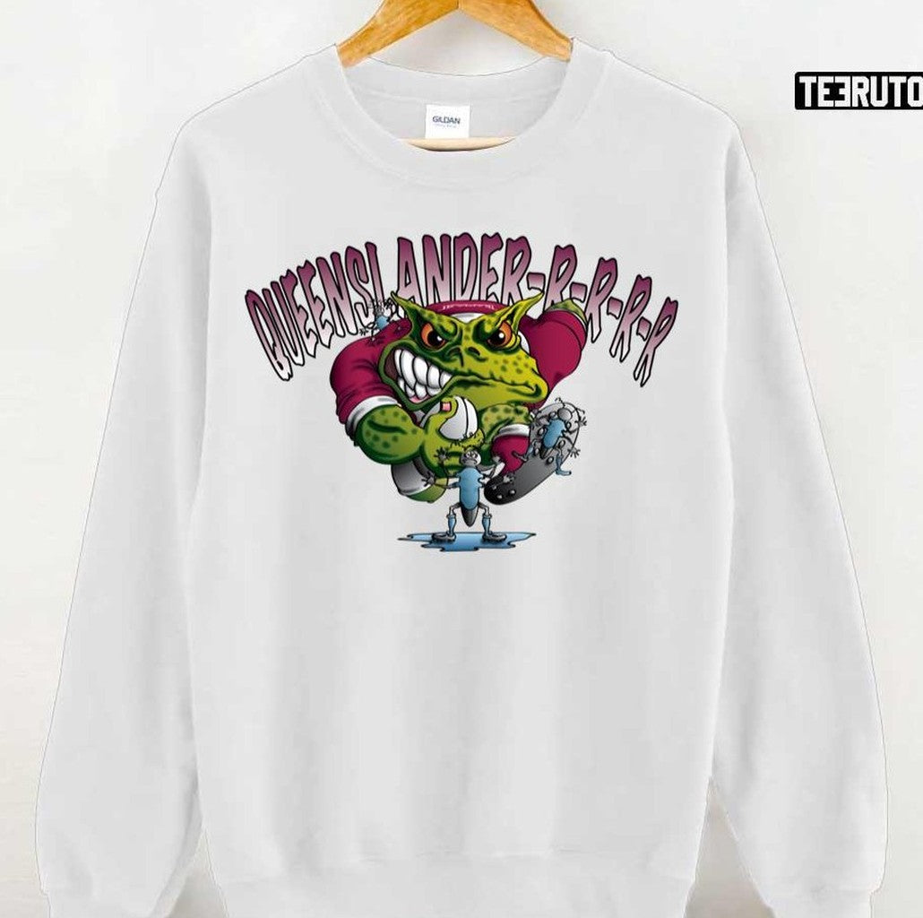 Qld Toad Sacry Mascot Rugby Unisex T-Shirt
