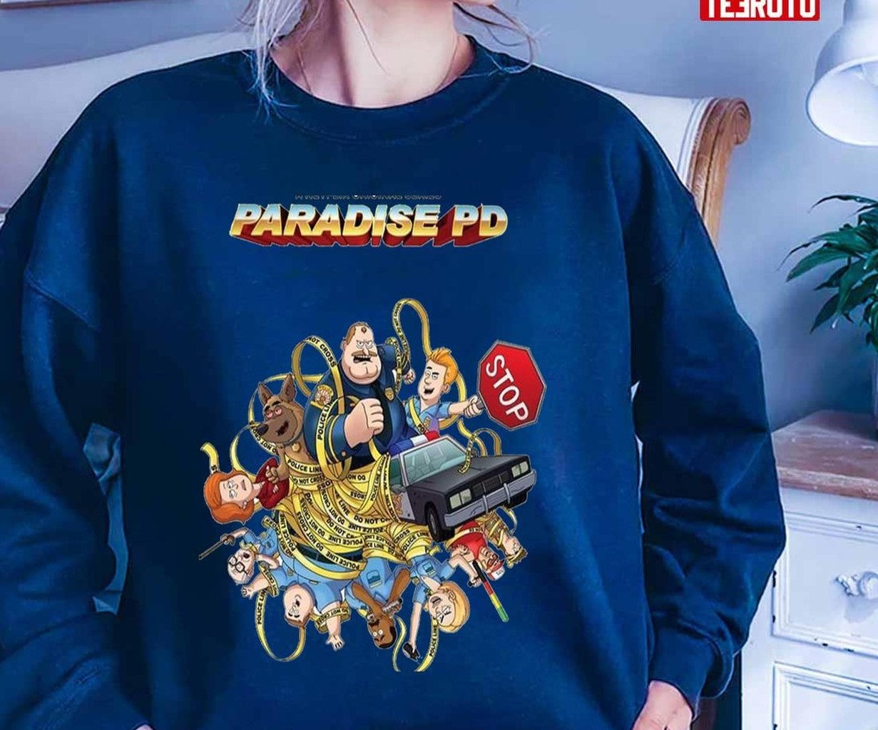 Paradise Pd Funny Scene Unisex T-Shirt