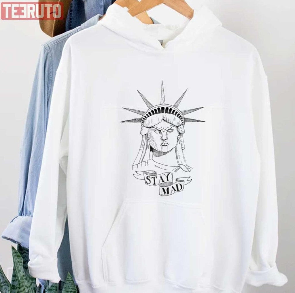 Stay Mad TThe Statue of Liberty Sketch Unisex T-Shirt