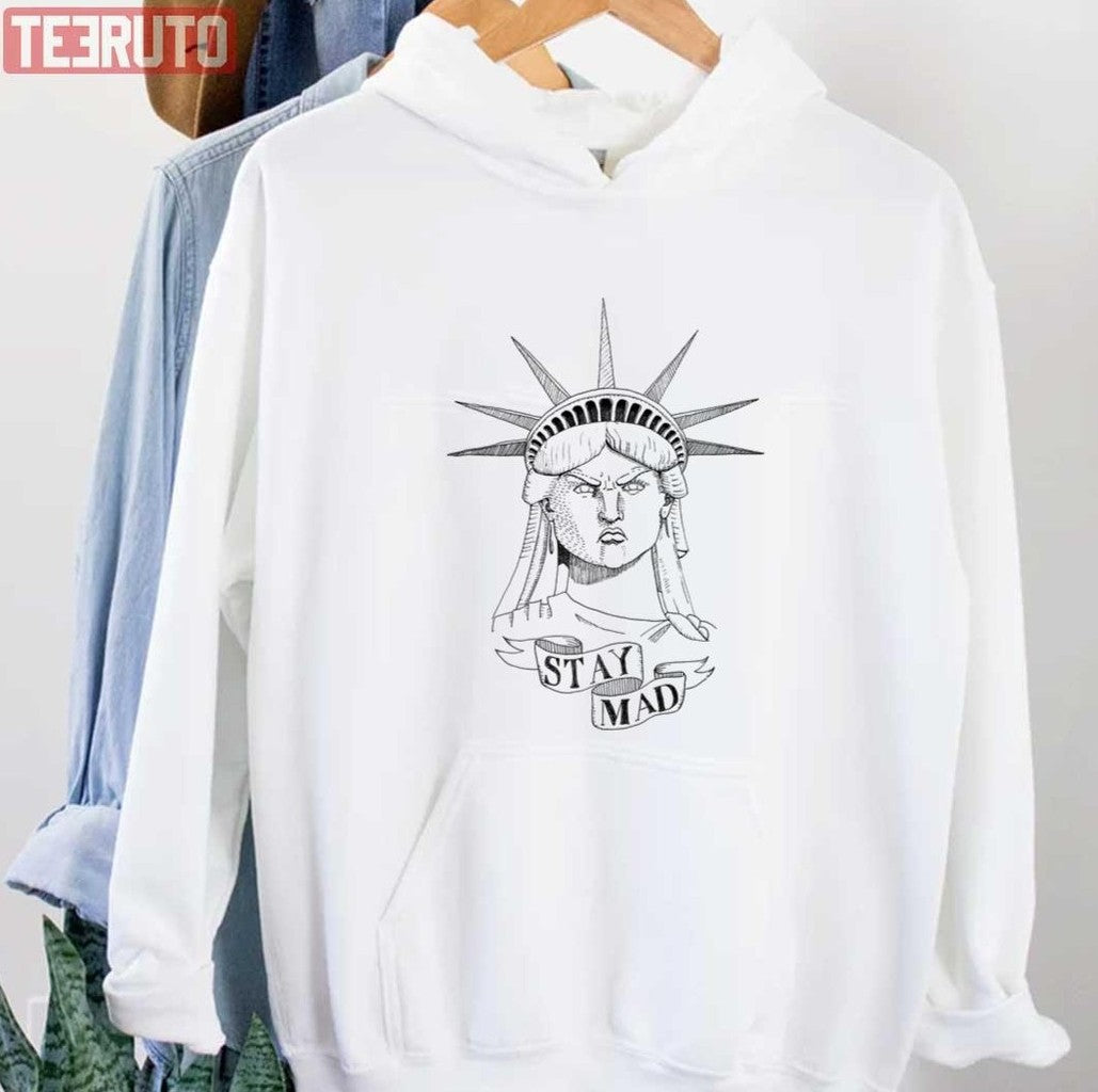 Stay Mad TThe Statue of Liberty Sketch Unisex T-Shirt