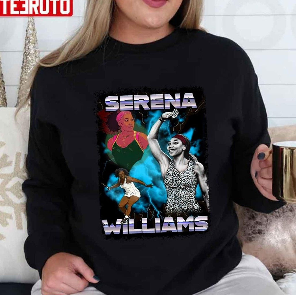 Serena Williams Vintage Bootleg Fanart Unisex T-shirt