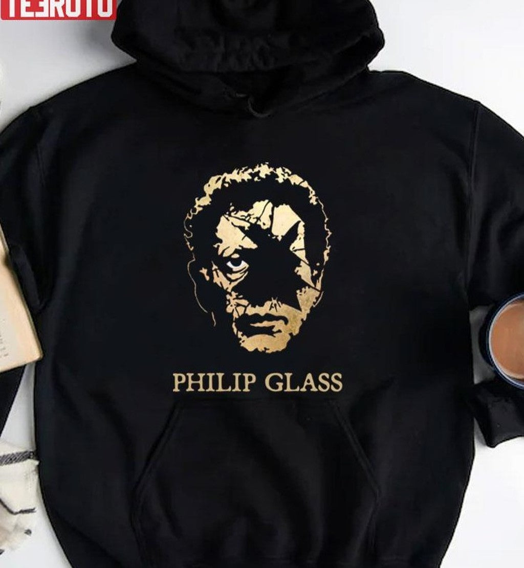 Philip Glass Art Philip Glass Composer Portrait Unisex Sweatshirt