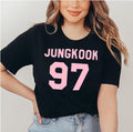 Pink Art Bts Bangtan Boys Jungkook 97 Unisex T-Shirt