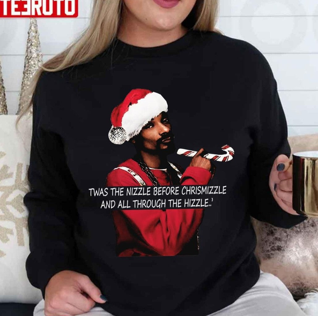 Snoop Dogg On Christmas Funny Quote Unisex Sweatshirt