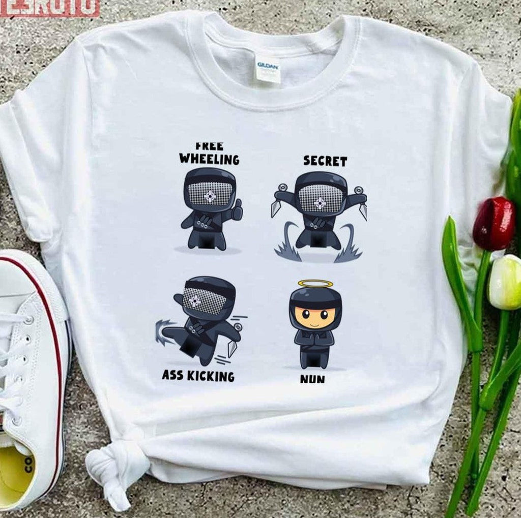 Sister Beatrice The Freewheeling Secret Ass Kicking Nun Warrior Nun Unisex T-Shirt