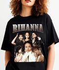 Rihanna Retro Vintage Hip Hop 90s T-Shirt