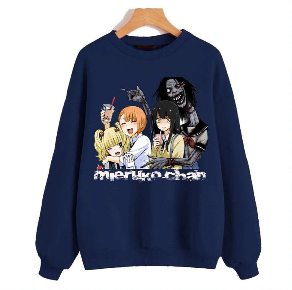 Scary Friends Mieruko Chan Anime Unisex Sweatshirt
