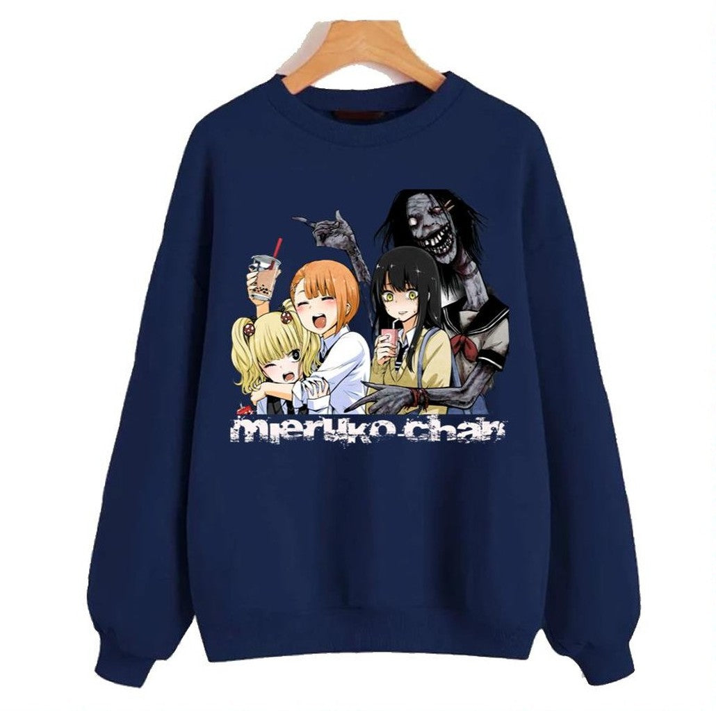 Scary Friends Mieruko Chan Anime Unisex Sweatshirt