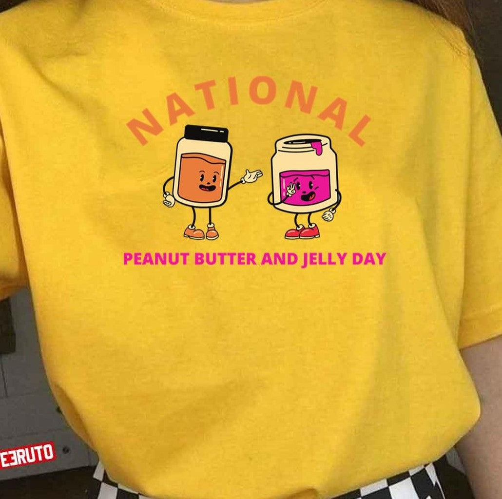 National Peanut Butter And Jelly Day Unisex T-Shirt