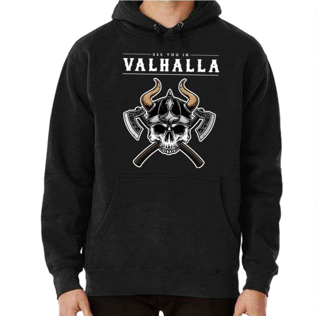 See You In Valhalla Vikings Nordic Unisex Hoodie
