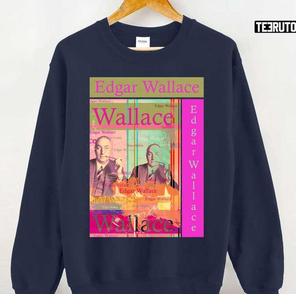 Beautiful Edgar Wallace Portrait Well Known English Writer Unisex Sweatshirt