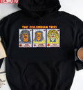 The Colombian Soccer Legend Carlos Valderrama Rene Higuita And Leonel Alvarez Caricature Unisex Sweatshirt
