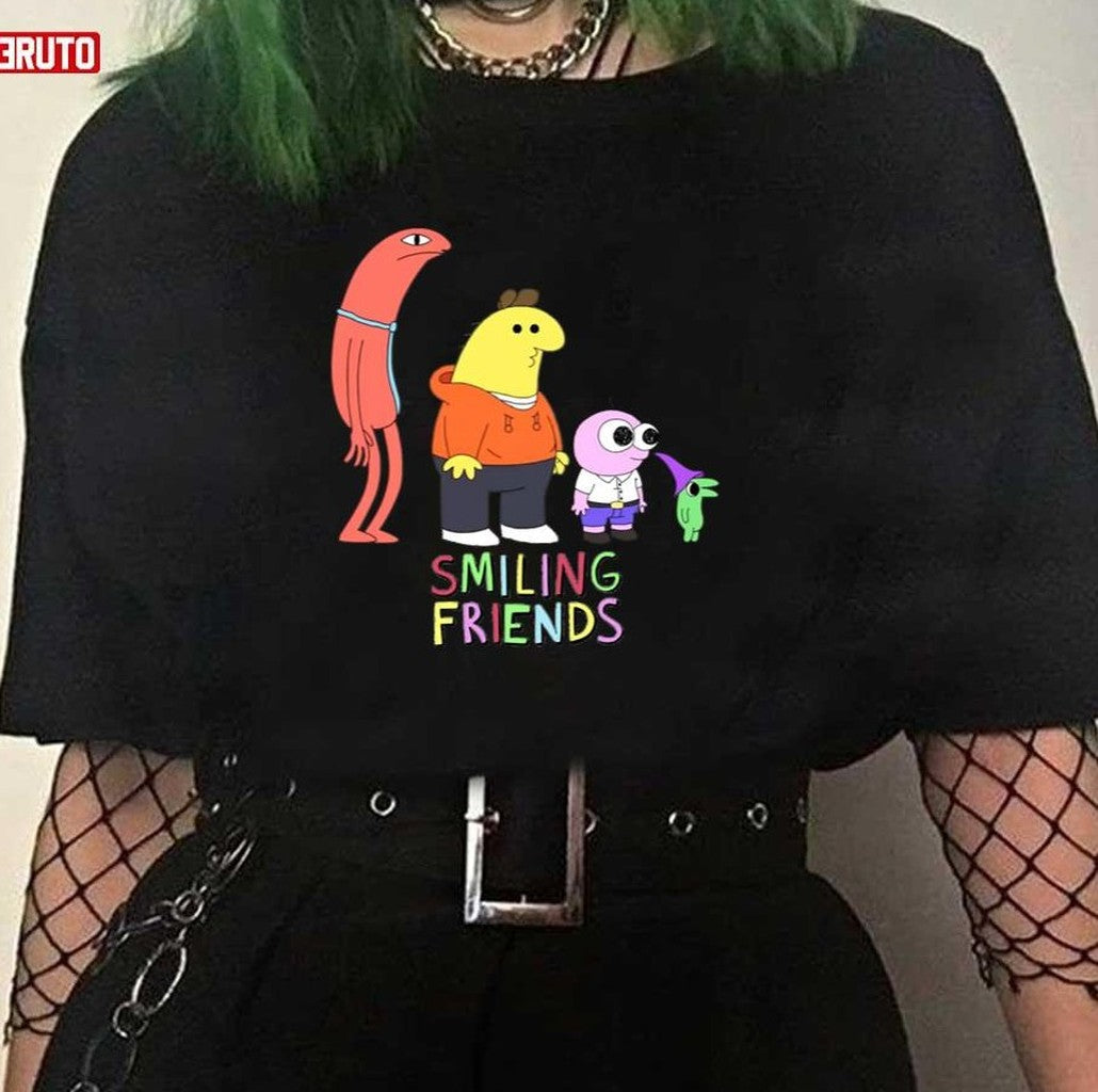 Smiling Friends All Smiling Friends Design Unisex T-shirt