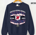 Ole Miss Rebels 2022 Ncaa Division Baseball World Series National Champions Unisex Sweatshirt