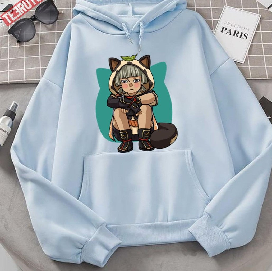 Sad Sayu Fanart Genshin Impact Unisex Hoodie