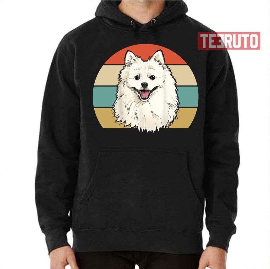 Retro American Eskimo Dog Unisex T-Shirt