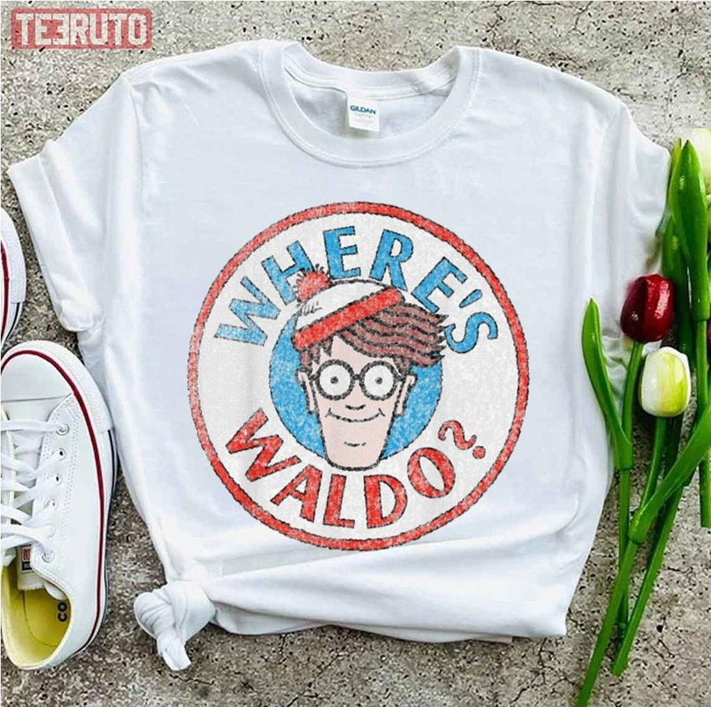 Round Logo Where's Waldo Waldo Unisex T-Shirt