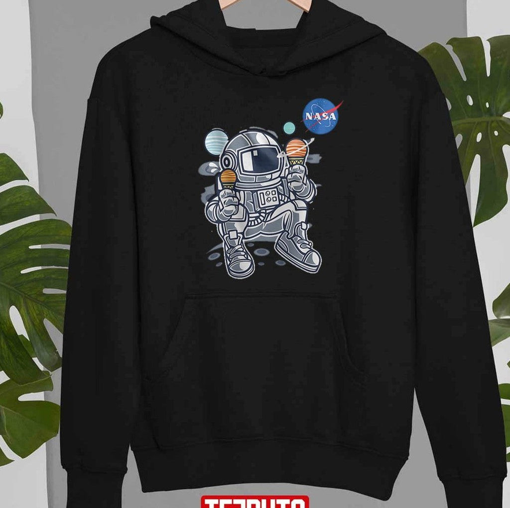 Astronaut Planet Icecream Nasa Unisex T-Shirt
