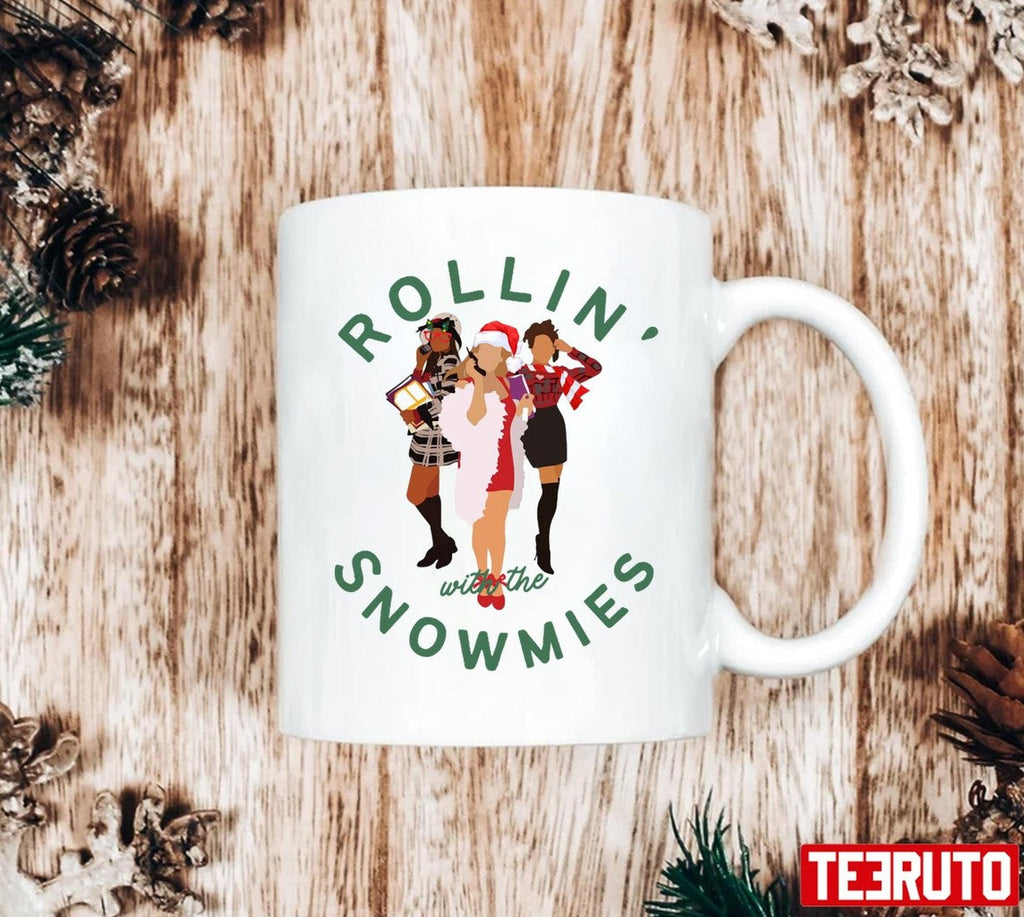 Rollin With The Snowmies Clueless 90s Christmas Unisex Sweatshirt