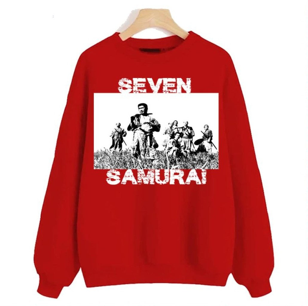 Retro Design Of Seven Samurai 7 Samurai Unisex Sweatshirt